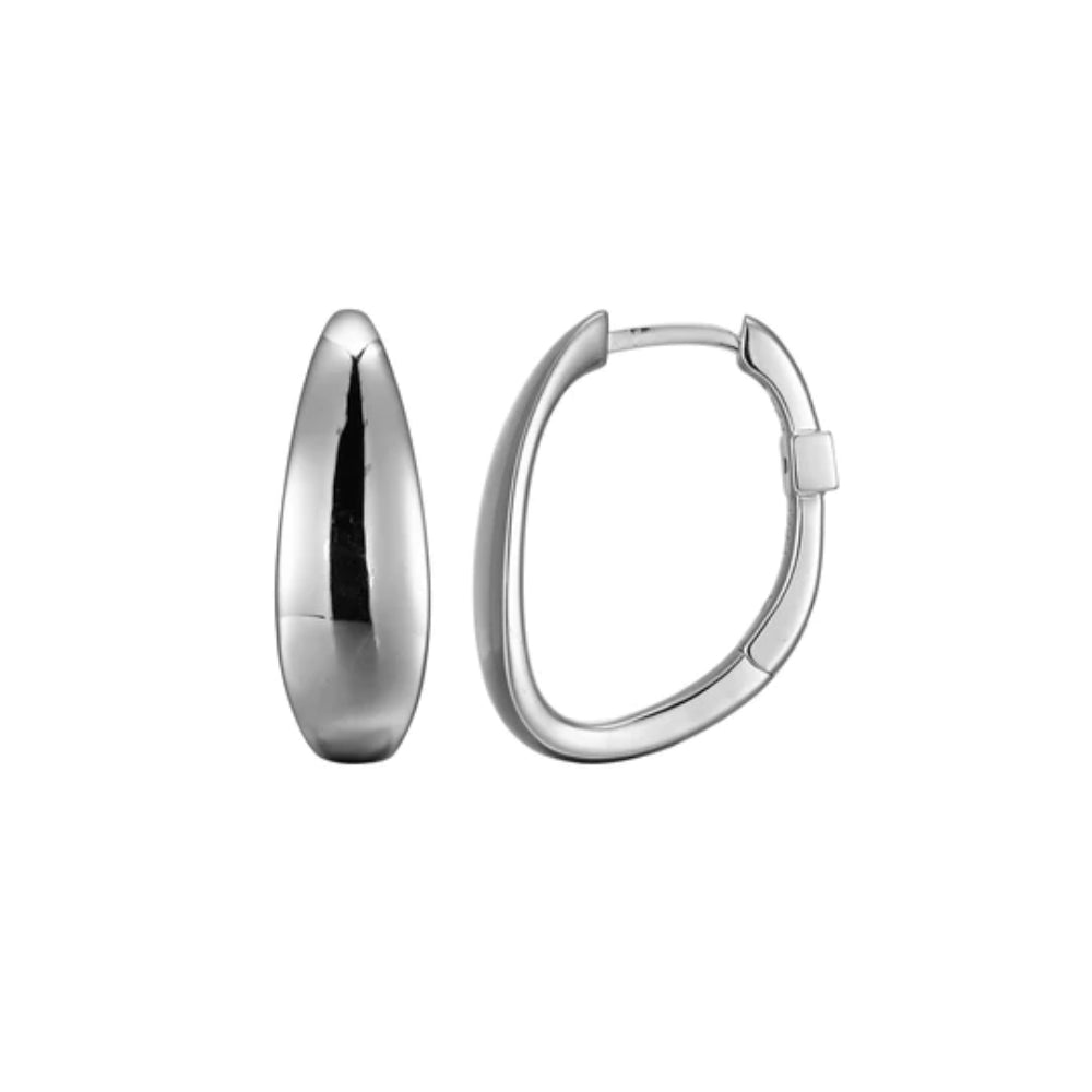 Elle "Pebble" Hoop Earrings