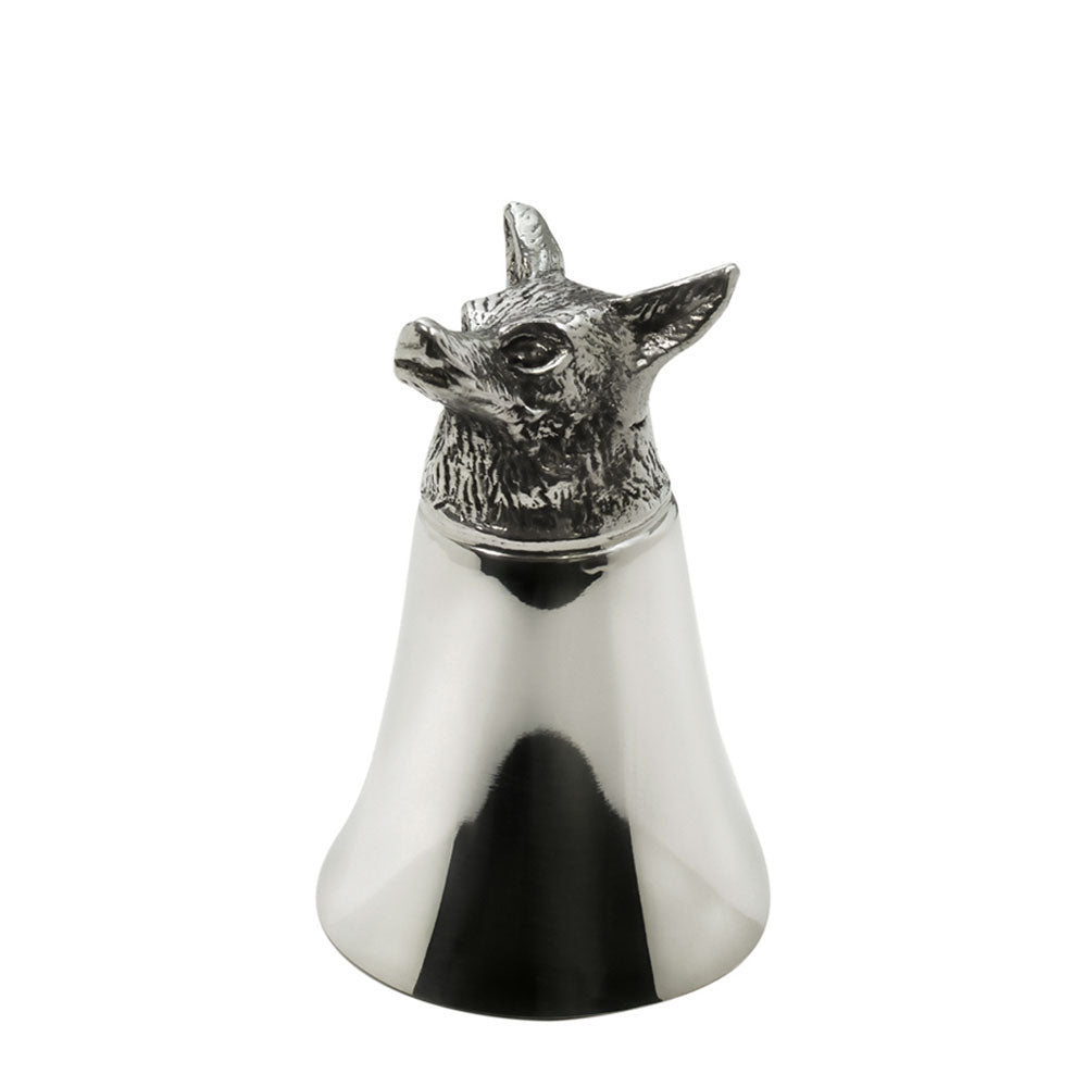 SB 3OZ FOX PEWTER STIRRUP CUP