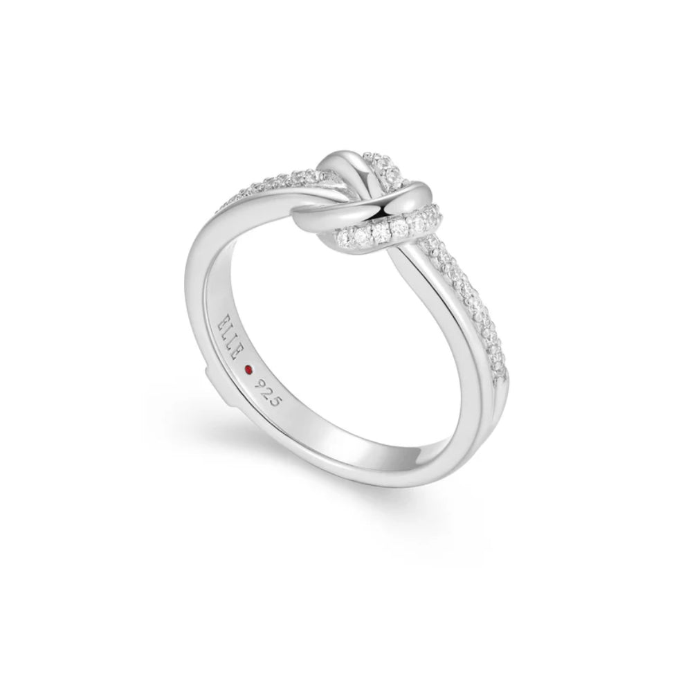 Elle Unity Collection Silver Knot Ring