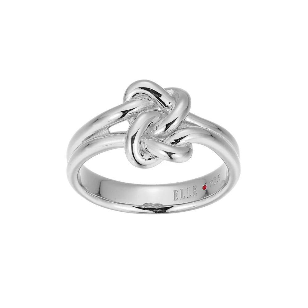 Elle Sterling Silver Eternal Knot Ring