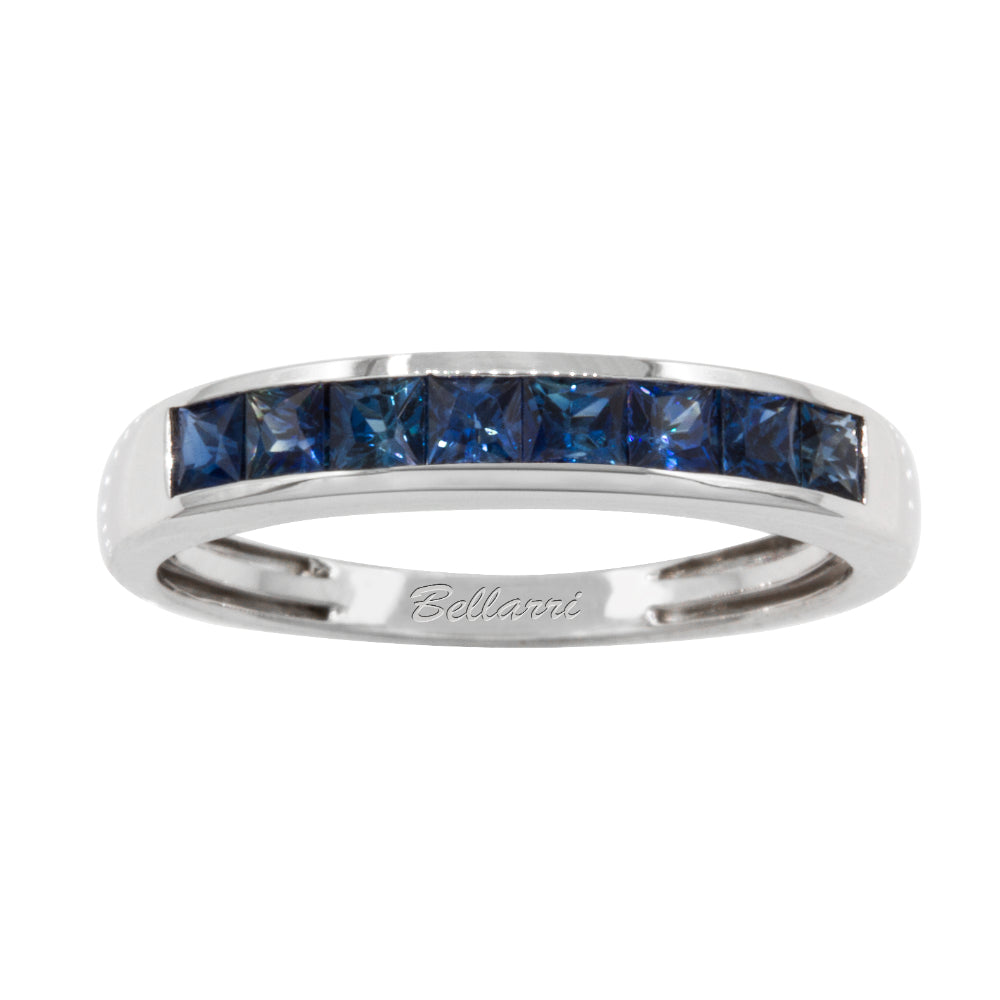 Bellarri 14k Blue Sapphire Channel Set Ring