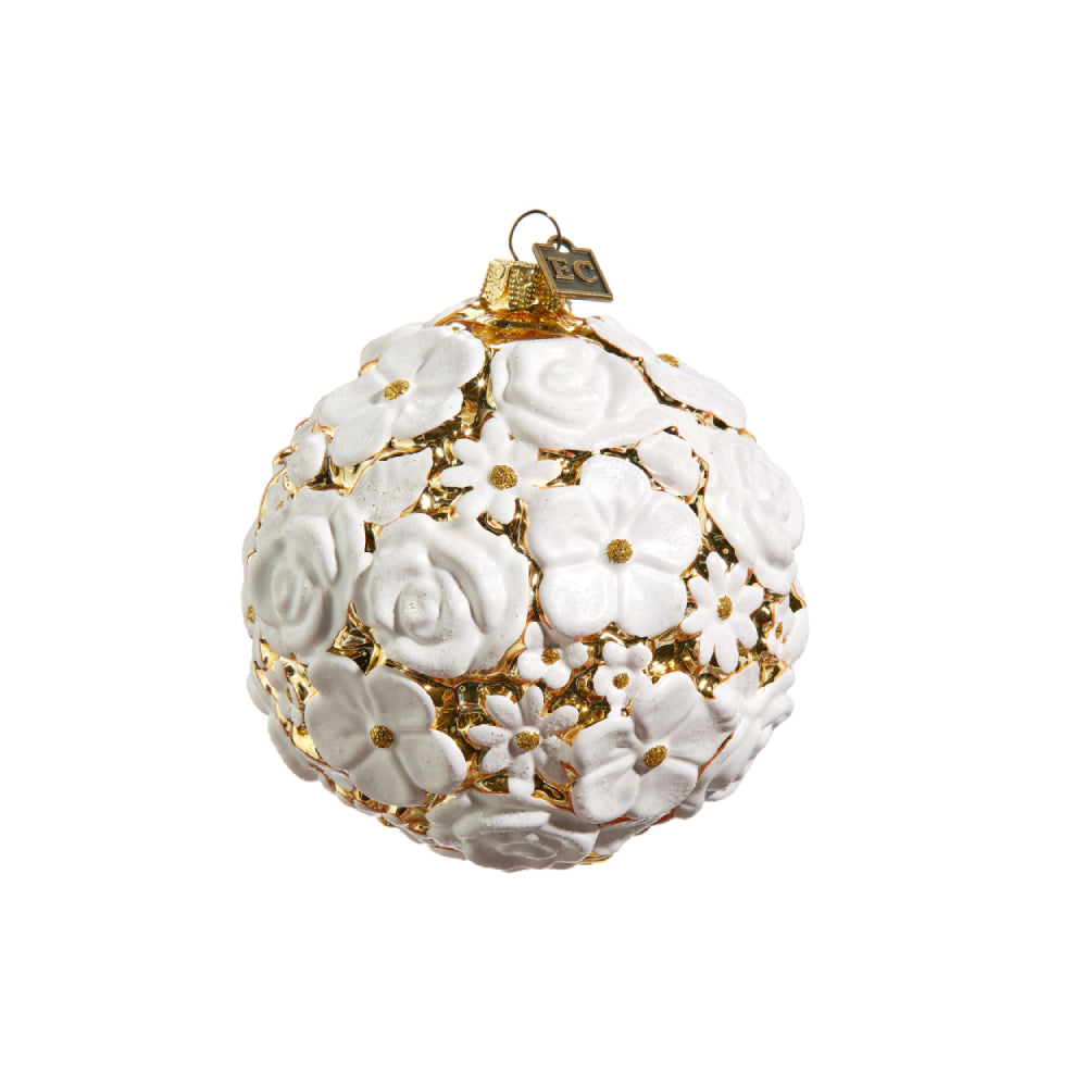 Raz Imports 4" Mixed Blossom Ball Ornament