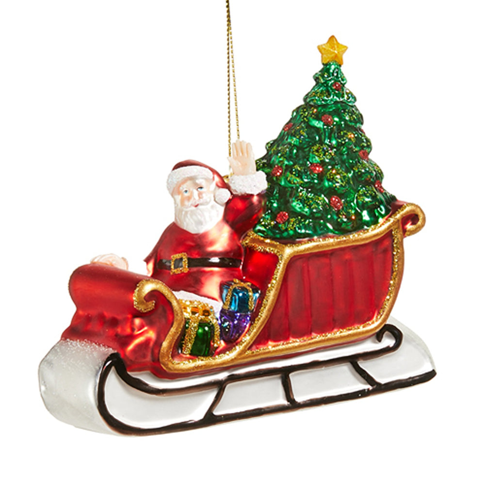 Raz Imports 5" Christmas Eve Santa Ornament