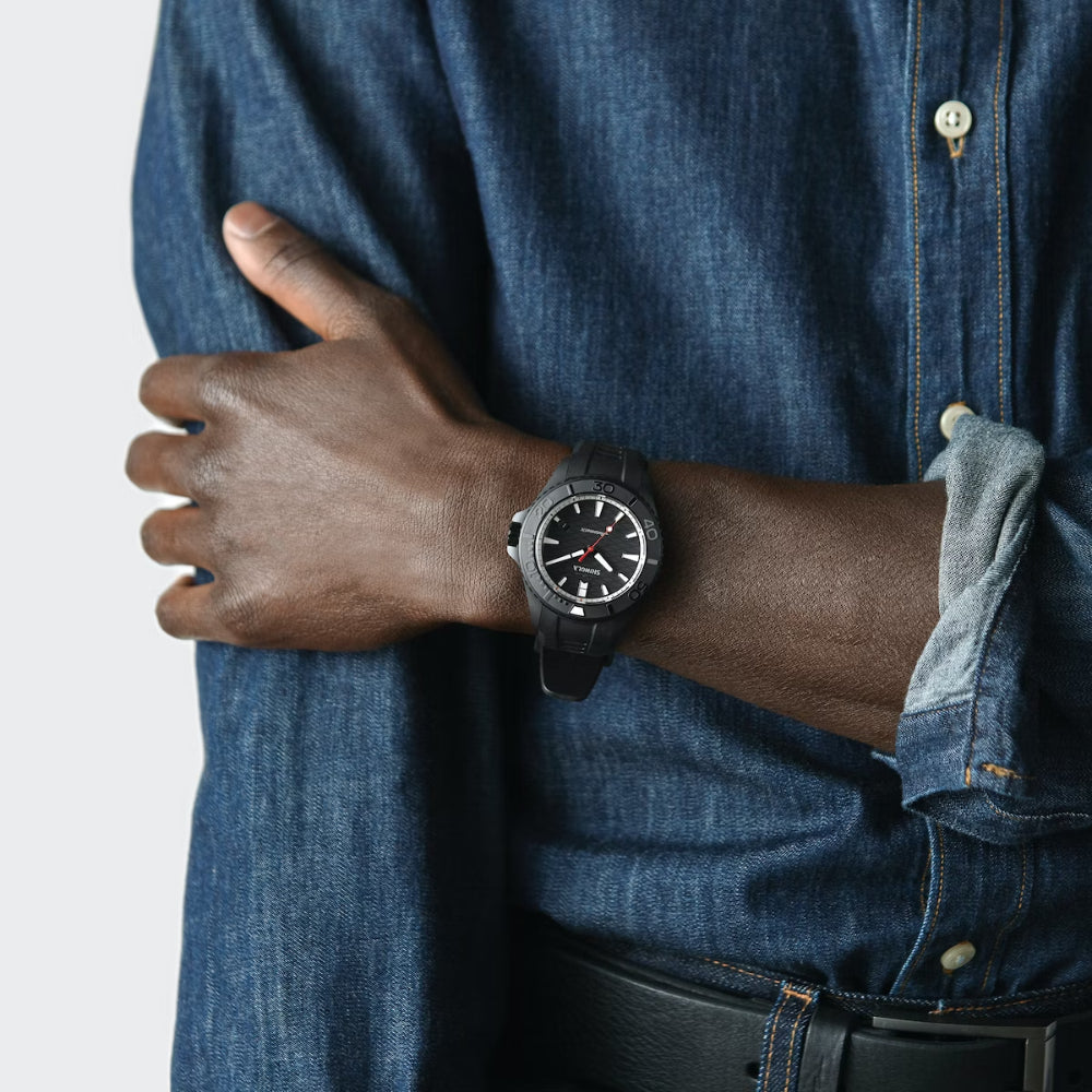 Shinola The Ceramic Monster Automatic 43mm - Black