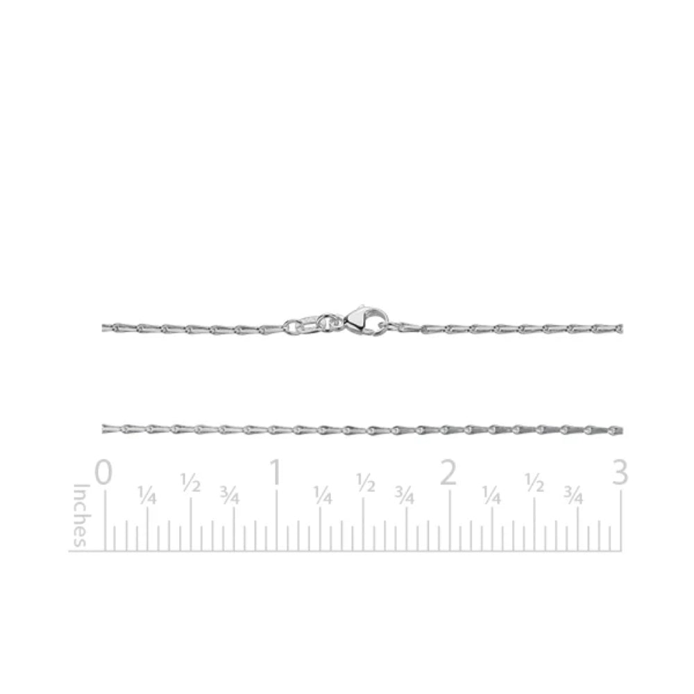 Sterling Silver 1.5mm Pincetta Chain