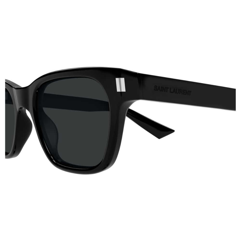 Black sunglasses on a white background