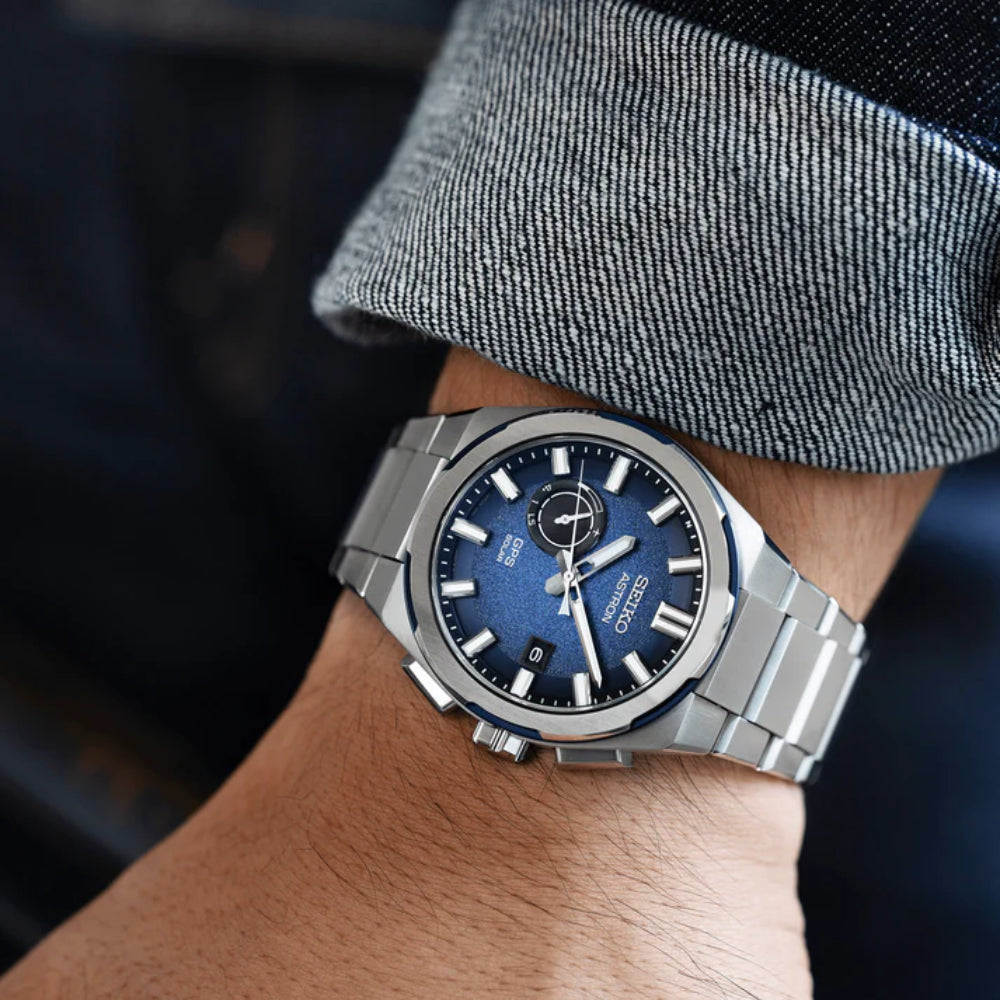 Seiko Astron GPS Solar 42mm Titanium Watch