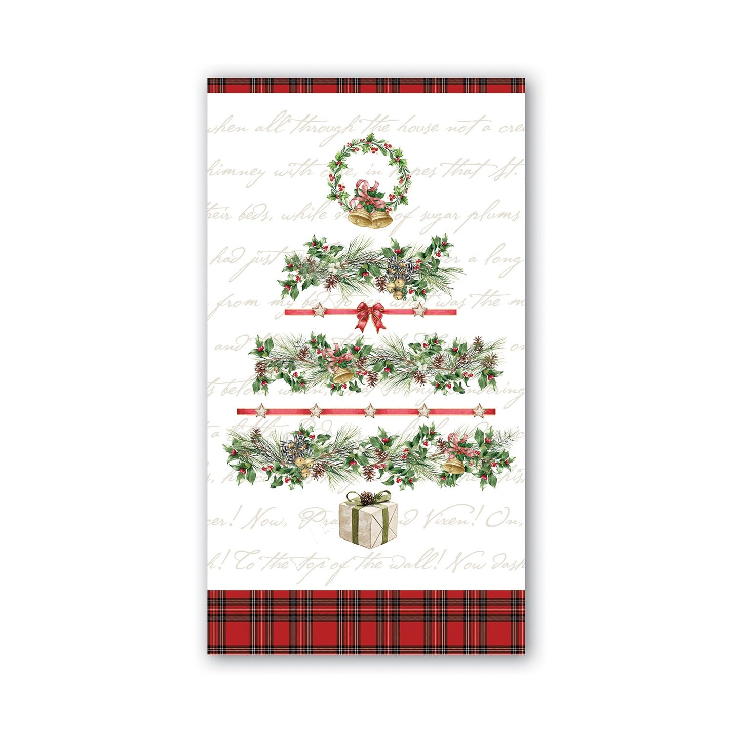 Michel Design Works Holiday Garland Hostess Napkin