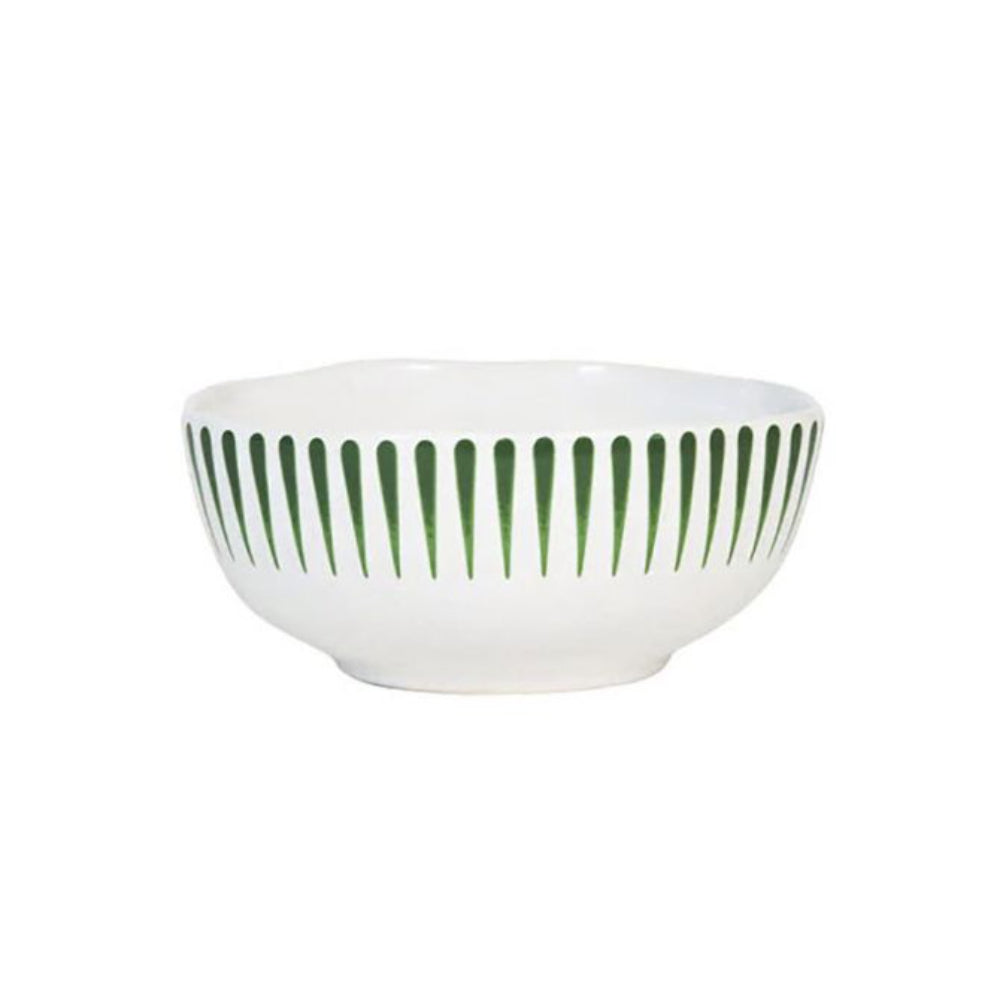 Juliska Sitio Stripe Cereal/Ice Cream Bowl - Basil