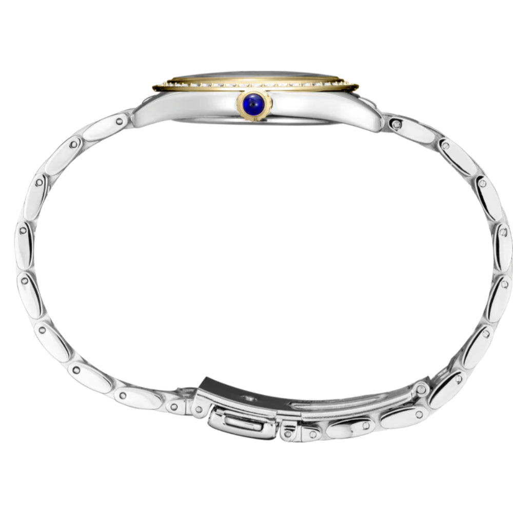 Seiko Essentials Two-Tone 29mm Quartz Watch with Swarovski Crystals