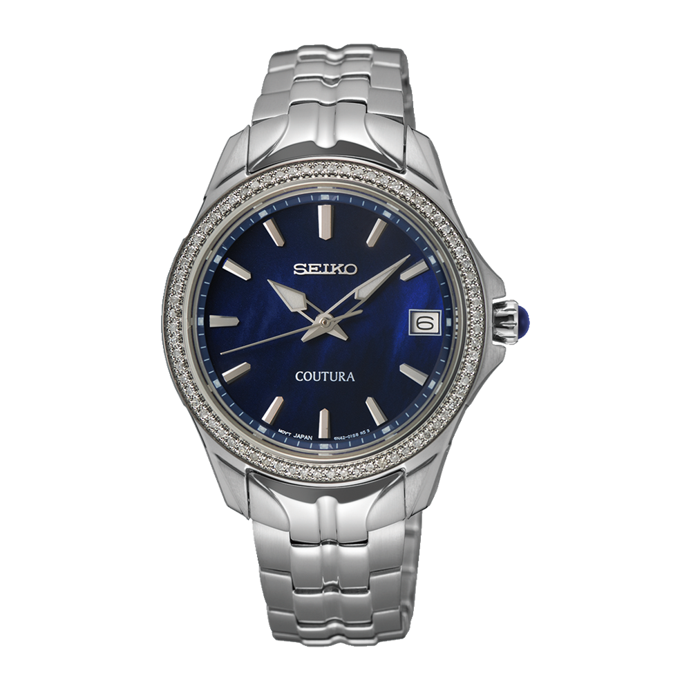 Seiko Ladies Coutura 34mm Quartz Watch with Diamonds Smyth Jewelers