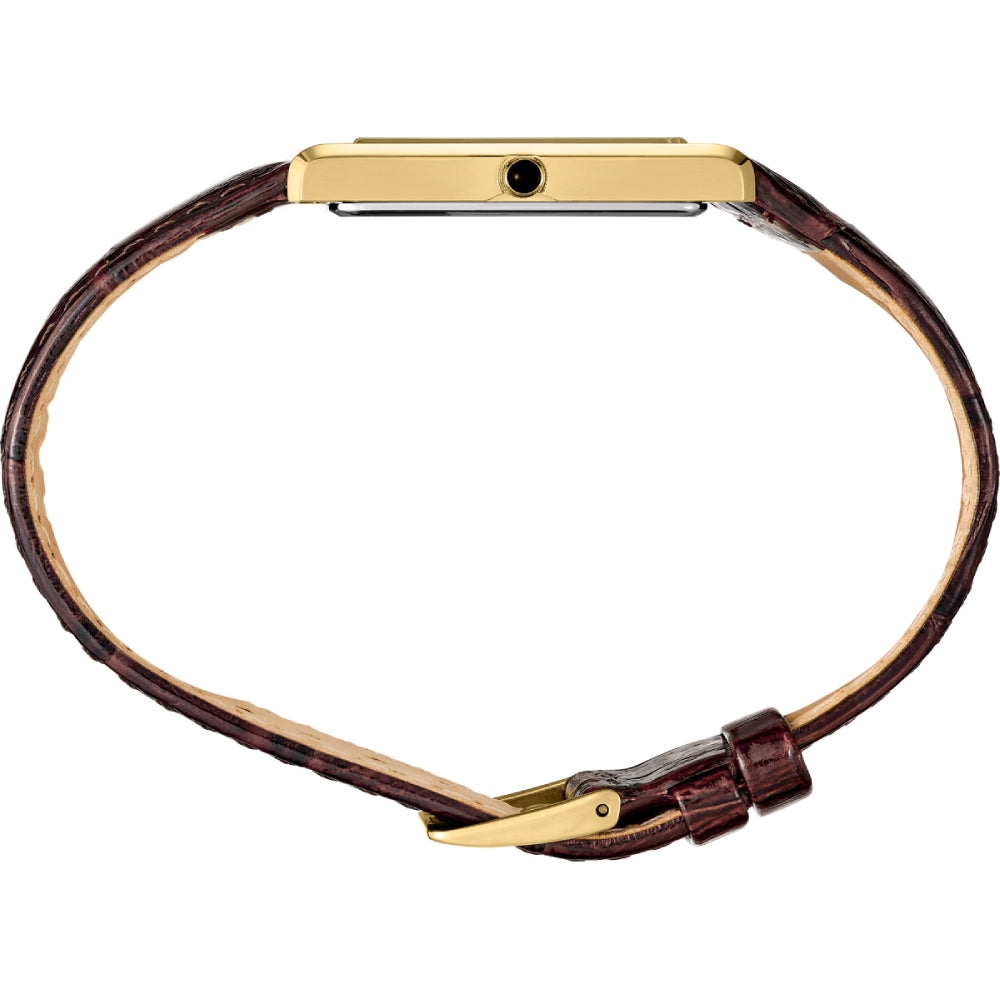 Seiko Essentials Collection Gold -Tone Rectangular Quartz Watch