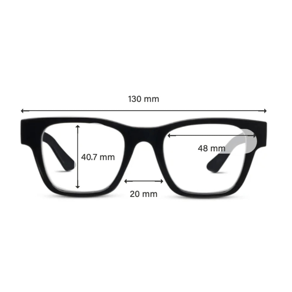 Peepers by PeeperSpecs Bernadette Blue Light Reading Glasses - Black