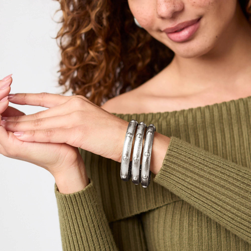 Julie Vos Silver Solara Bangle