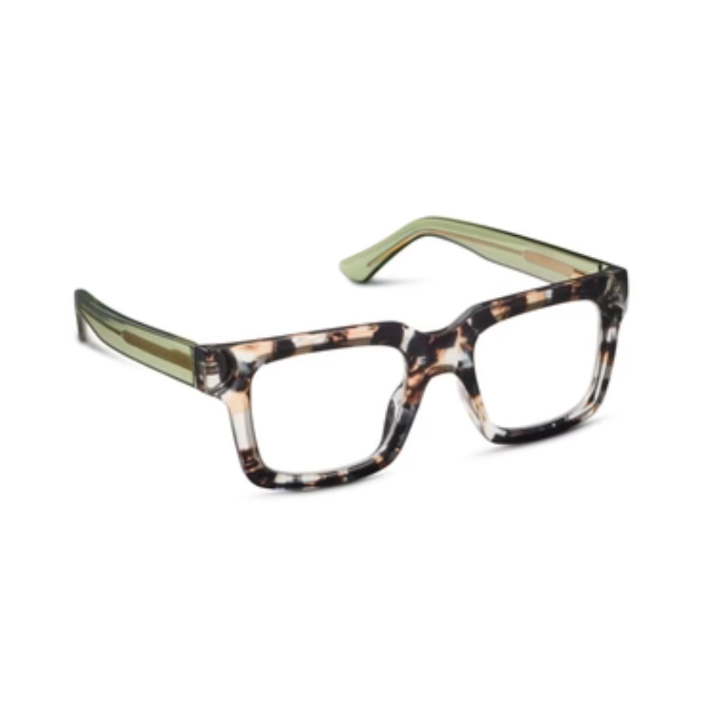 Peepers by PeeperSpecs Spotlight - Sand Quartz/Green Reading Glasses