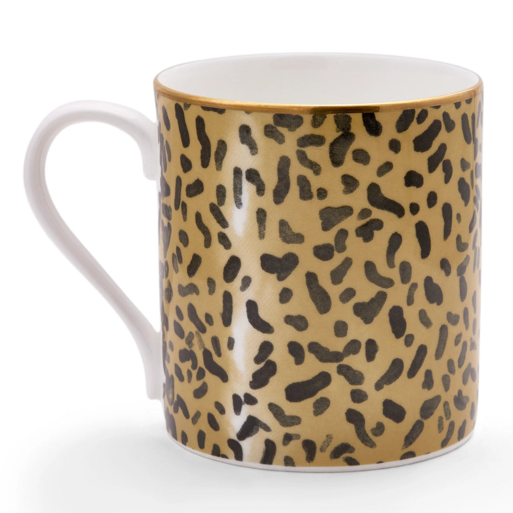 Halcyon Days Leopard Mug