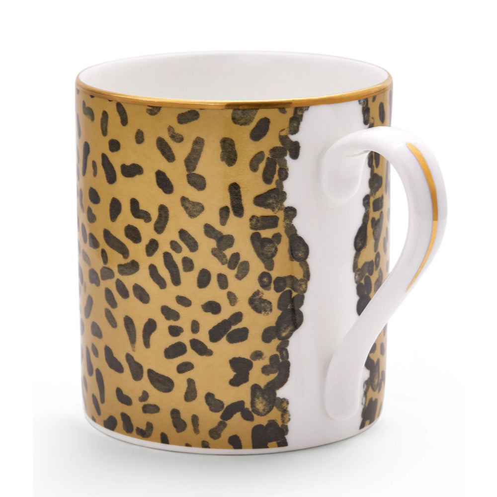 Halcyon Days Leopard Mug