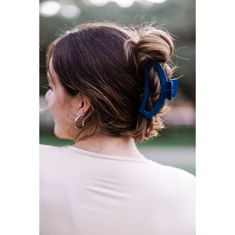 TELETIES Open Hair Clip Large Midnight Rain