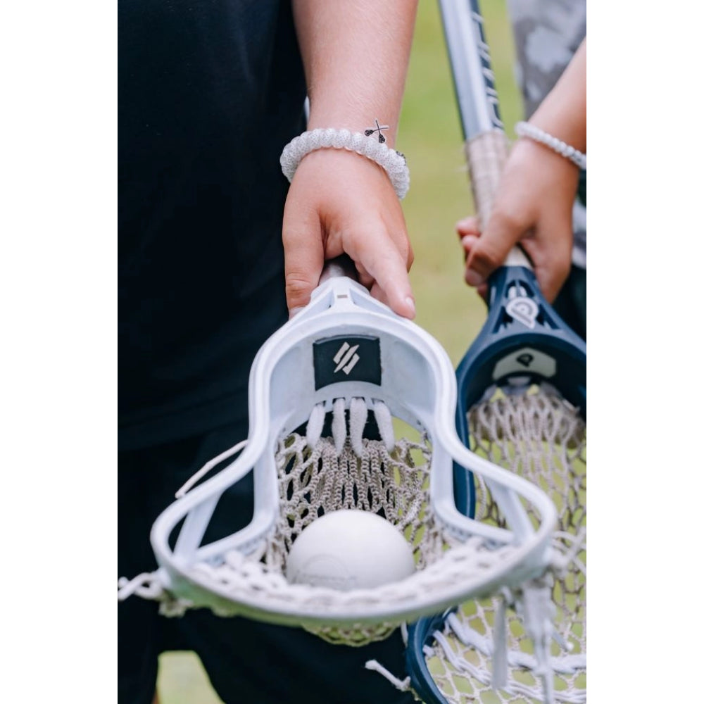 TELETIES Spiral Hair Coils Lacrosse Hair Ties (Set of 3)-Large