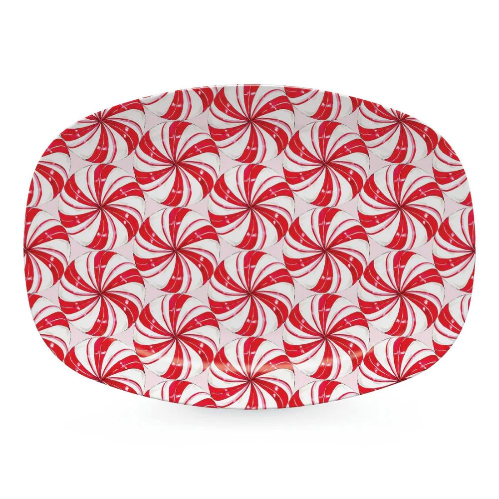 Mariposa Peppermint Candy Platter
