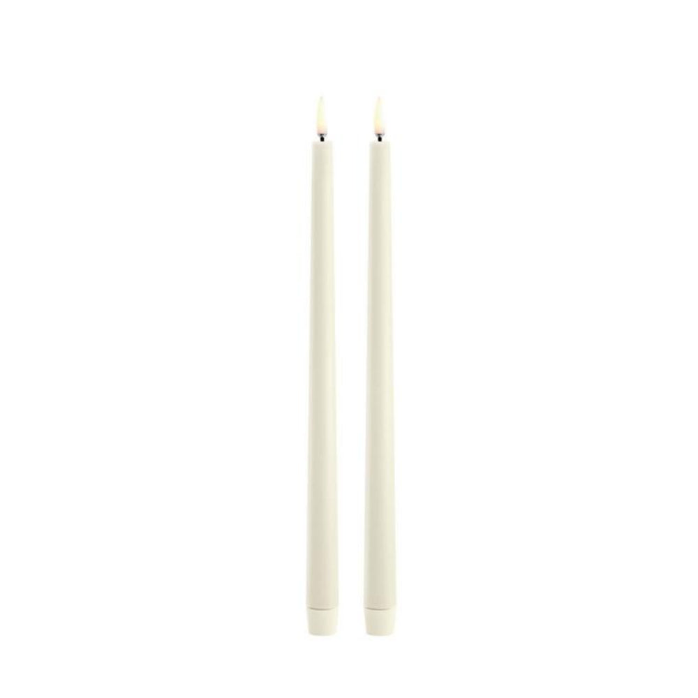 Uyuni Lighting LED Slim Taper Candles "0.9 x 12.6" - Set of 2