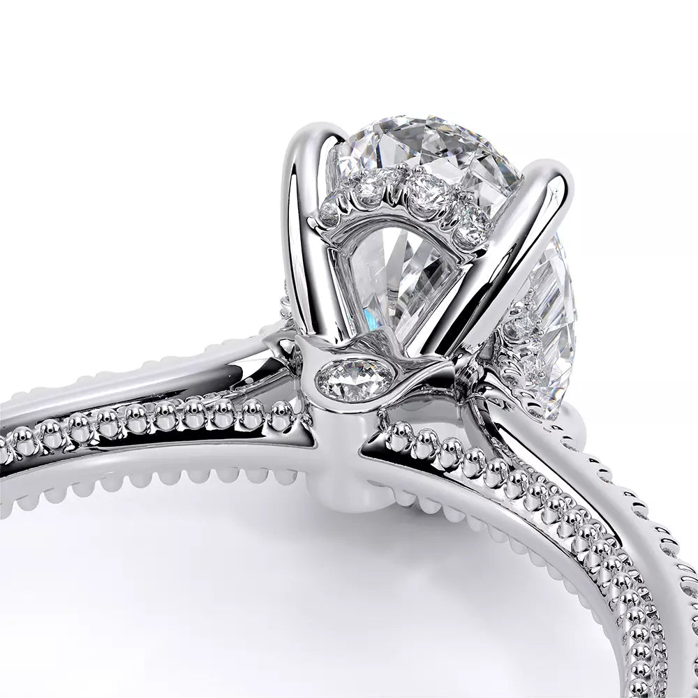 Verragio Renaissance 14k Gold Oval Center Diamond Engagement Ring