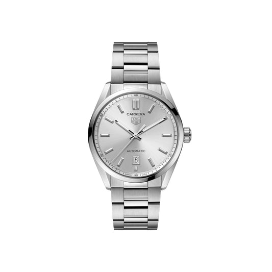 Tag Heuer Carrera 39mm Automatic - Silver Dial