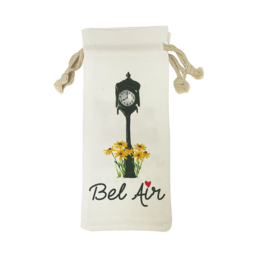 Dishique Bel Air Maryland Clock Wine Gift Bag
