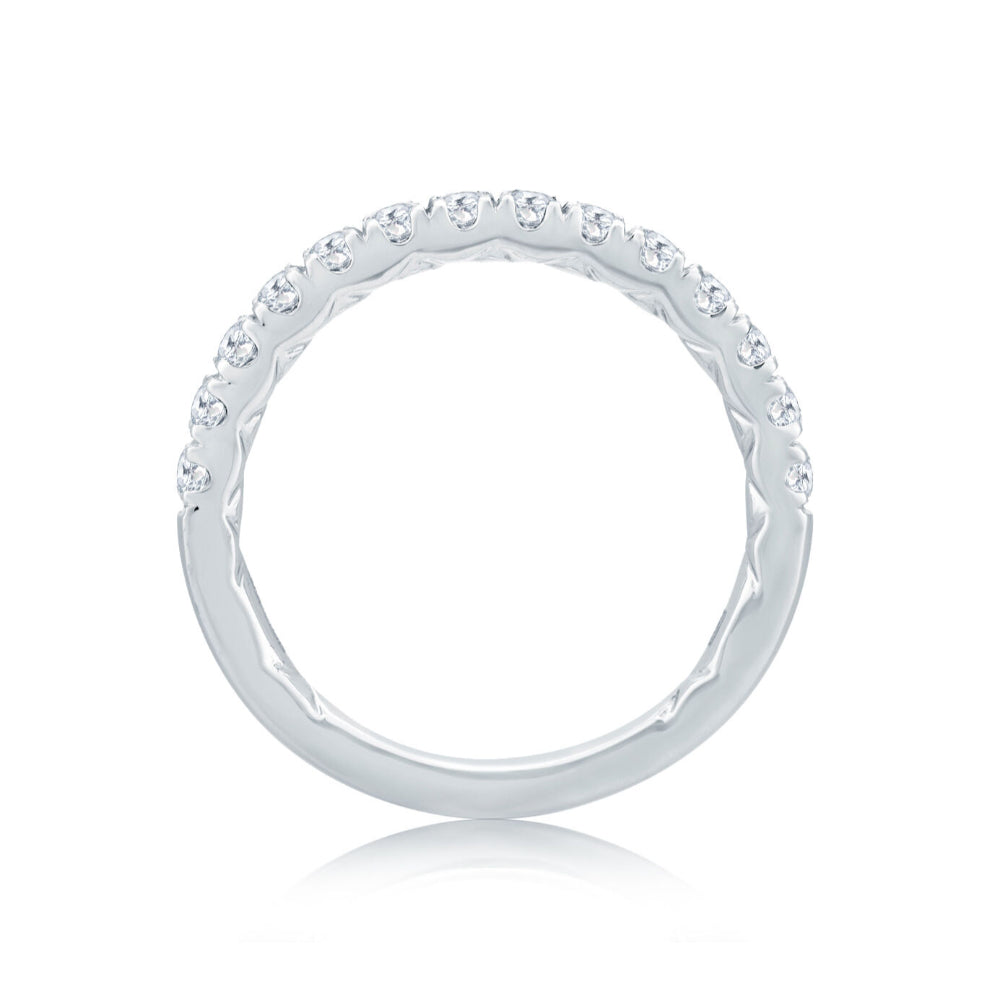 A. Jaffe 14k Gold Classic Diamond Wedding Band