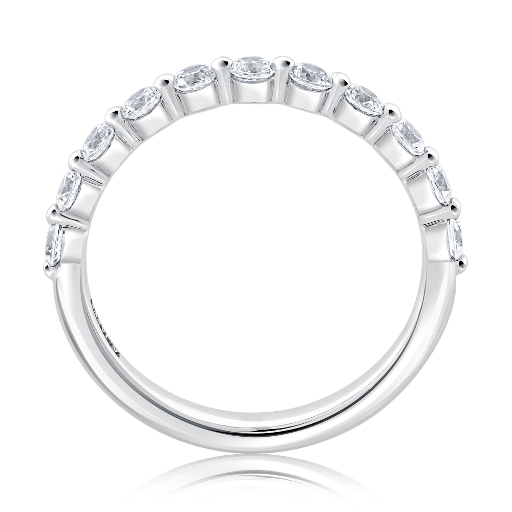 silver ring from the side