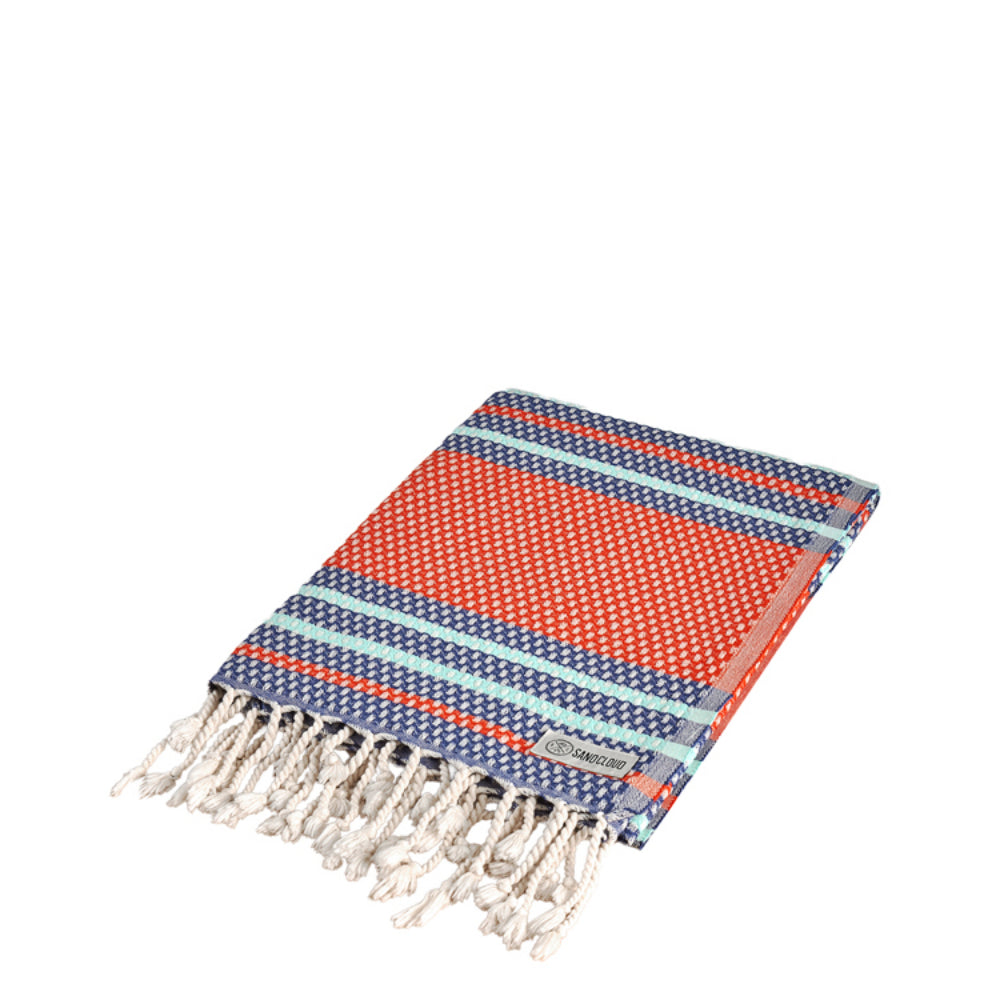 Sand Cloud Candy Stripe Beach Towel With Zip Pocket