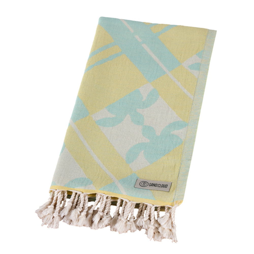 Sand Cloud Turtle Plaid Towel