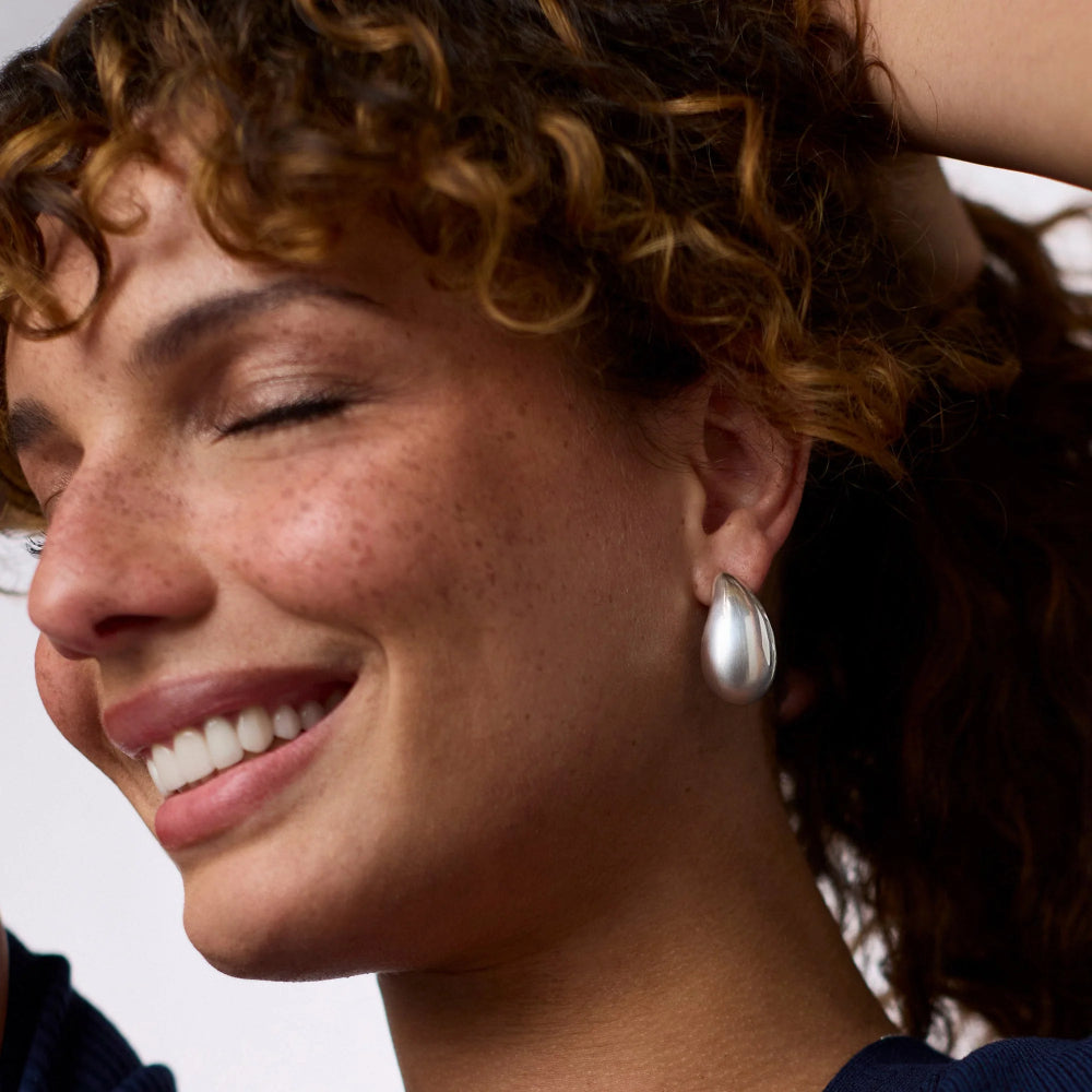 Julie Vos Silver Wave Earring