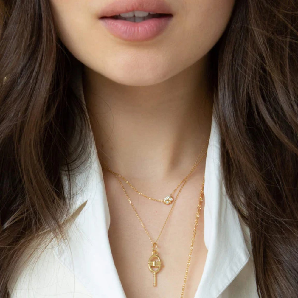 Monica Rich Kosann 18k Gold "Jamie" Delicate Diamond-Cut Chain