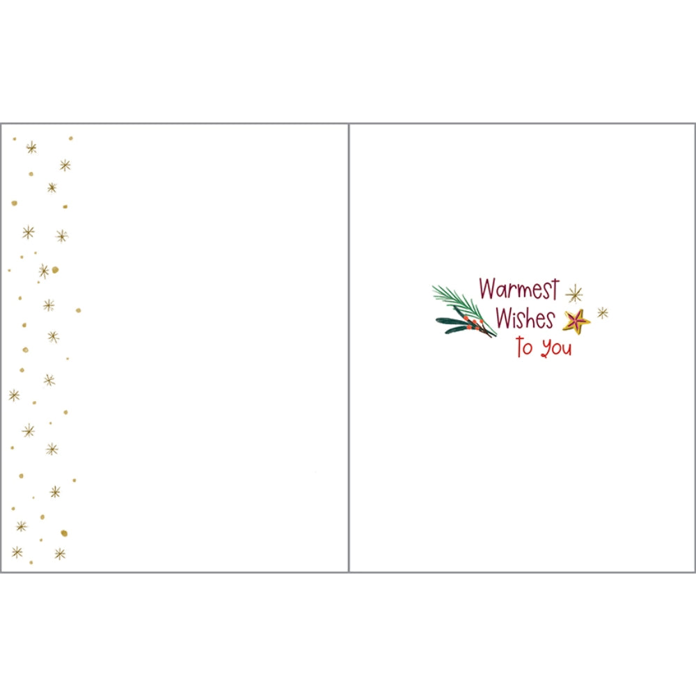 Gina B Designs Christmas Card - Sparkle Snowman