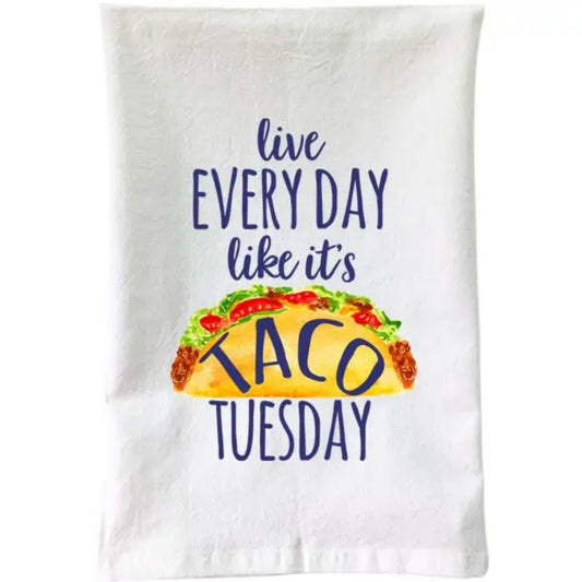 Taco Tuesday Flour Sack Towel