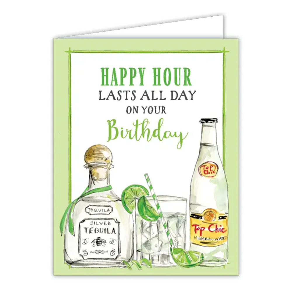 RosanneBeck Collections On Your Birthday Happy Hour Ranch Water Greeting Card