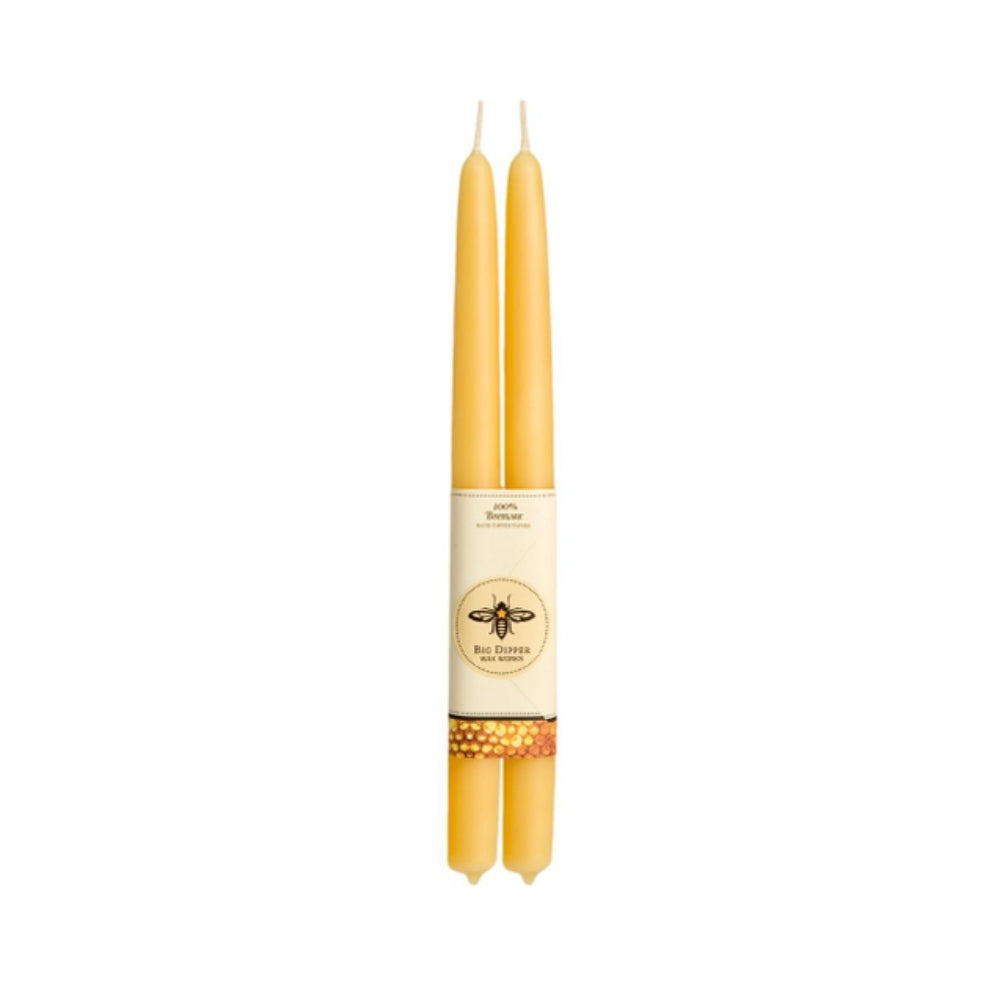 100% Pure Beeswax Taper Candle