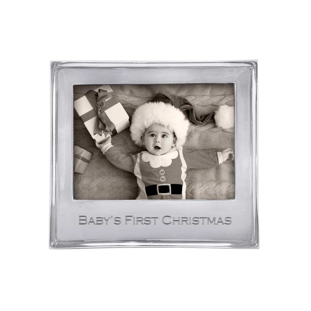 Mariposa Baby's First Christmas Signature 5x7 Statement Frame