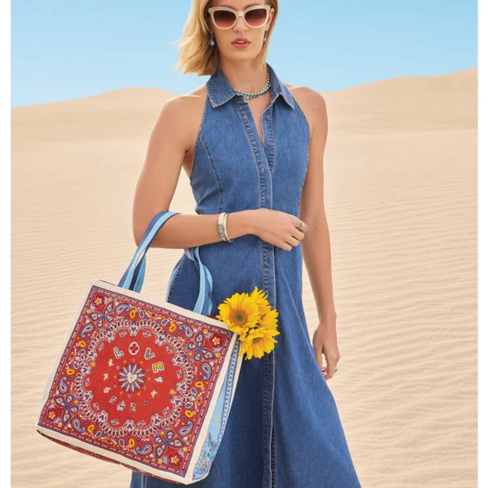 Brighton Bandana Love Tote