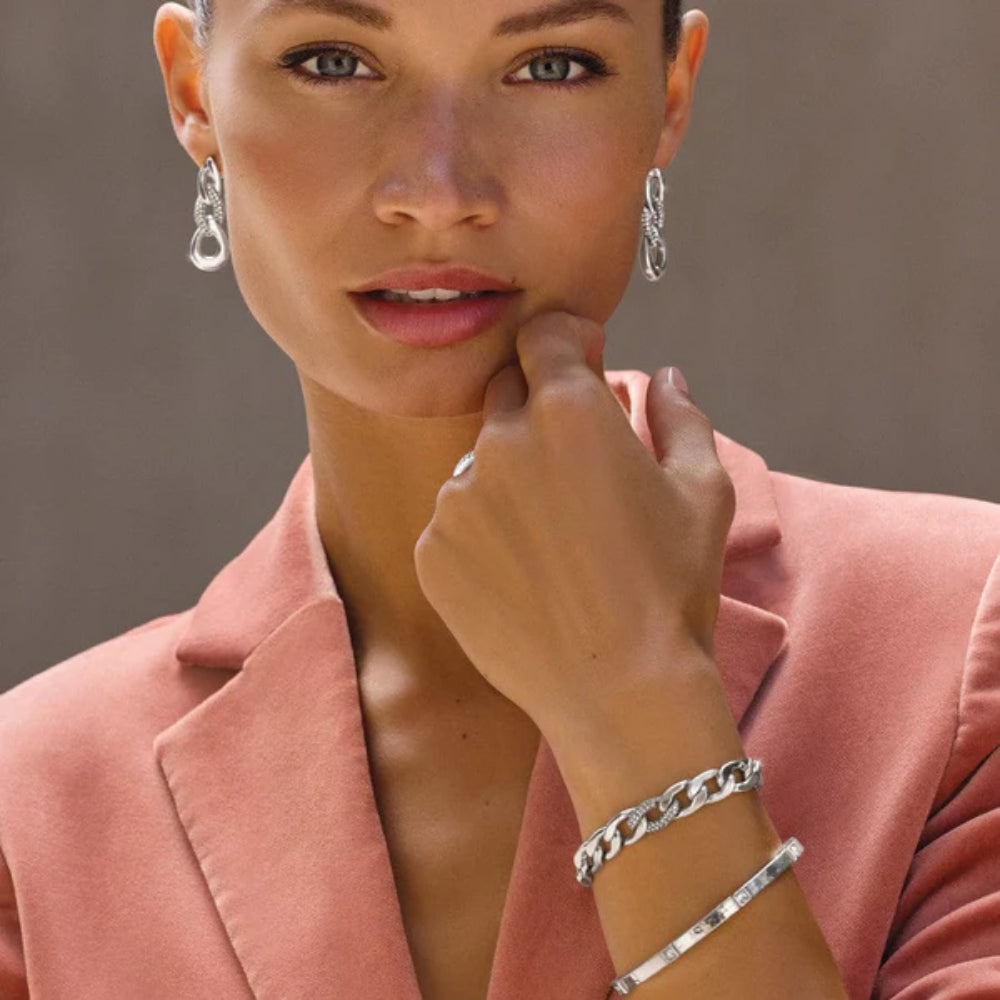 Brighton Cleo Pave Link Bracelet