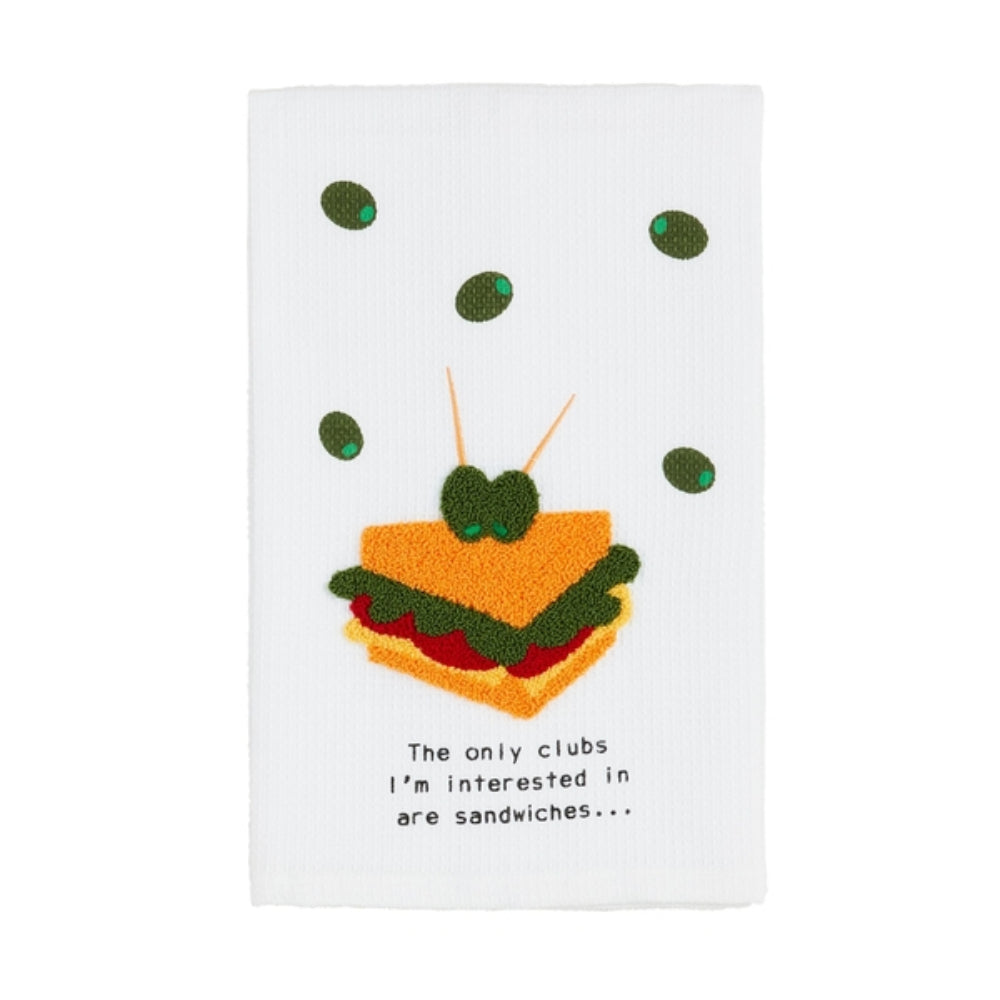 Mud Pie Food Boucle Towel