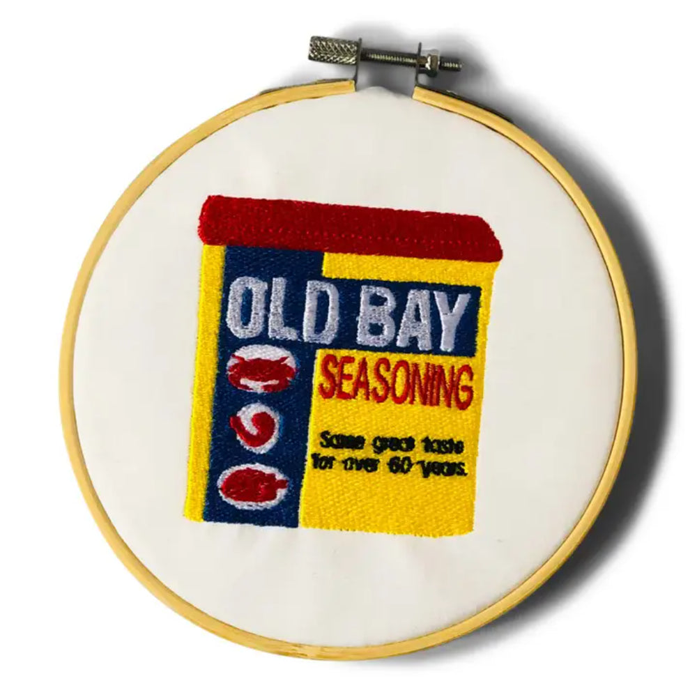 Embroidered Old Bay Ornament