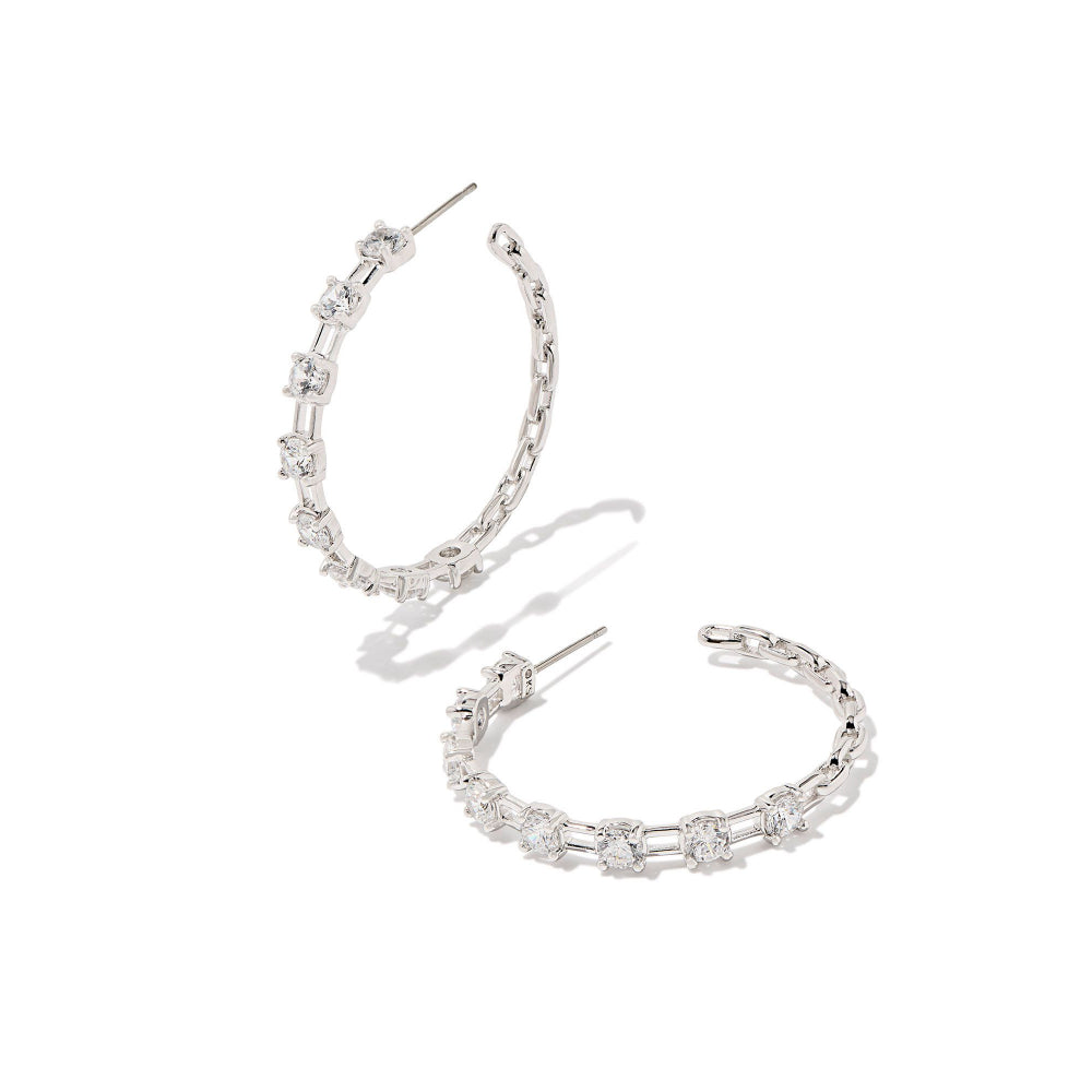 Kendra Scott Silver Lexi Hoop Earrings