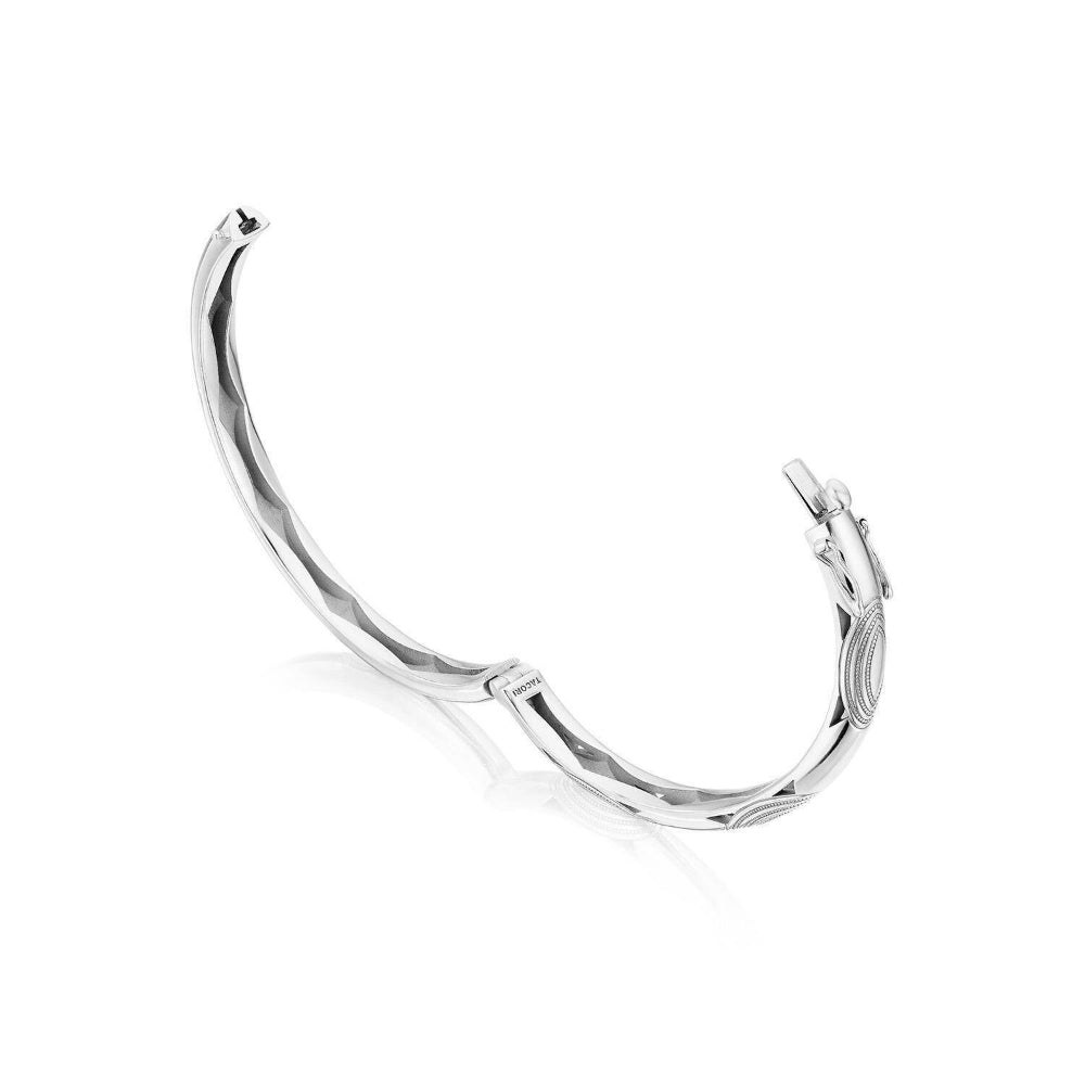 Tacori Crescent Eclipse Silver Bangle, 6.5mm