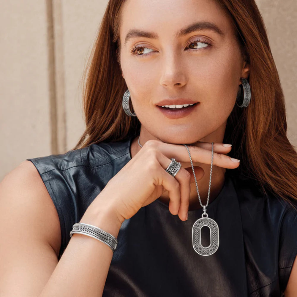 Brighton Ferrara Siena Oval Necklace