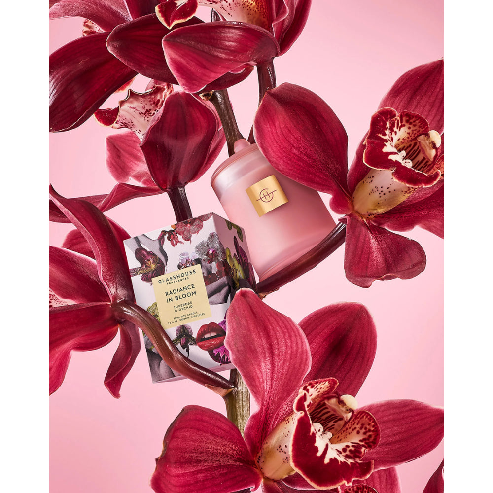 Glasshouse Fragrances 13.4 Oz. Mother's Day Candle- Radiance In Bloom