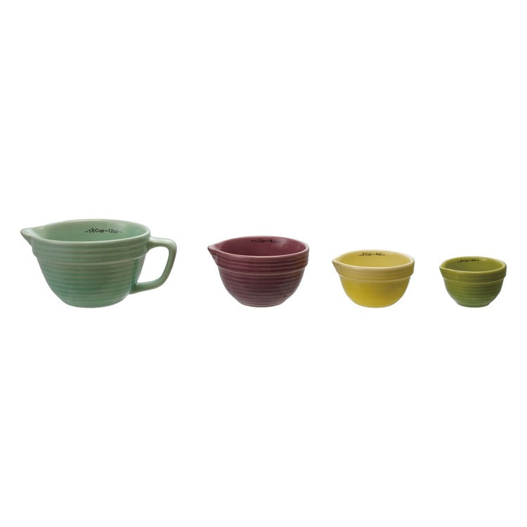 Hazel Mazel Stoneware Measuring Cups