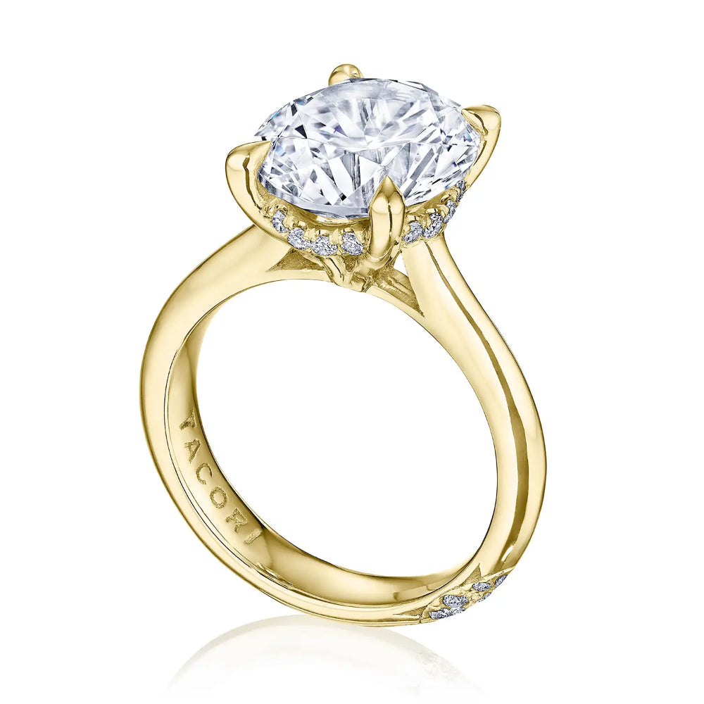Tacori 18k Royal T Round Solitaire Engagement Ring