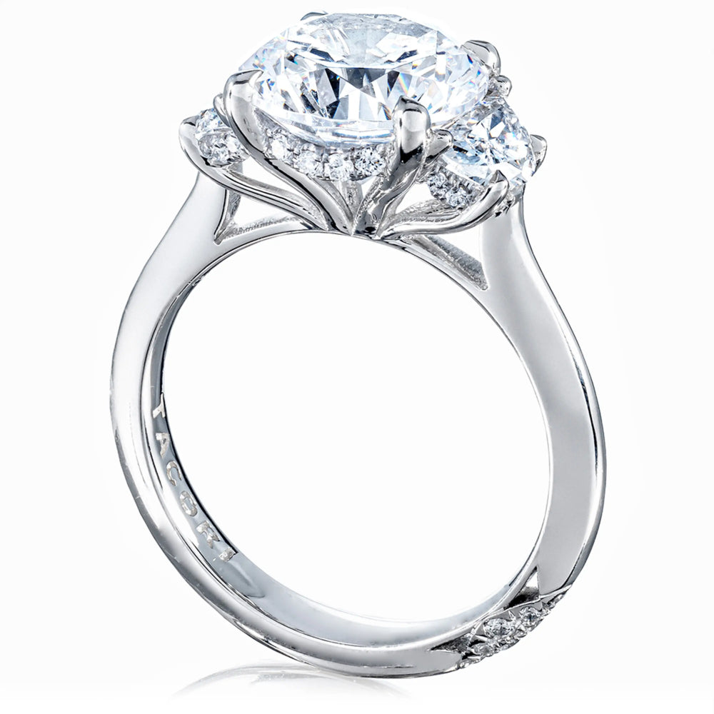Tacori Founder's Collection, RoyalT Round 3-Stone Engagement Ring